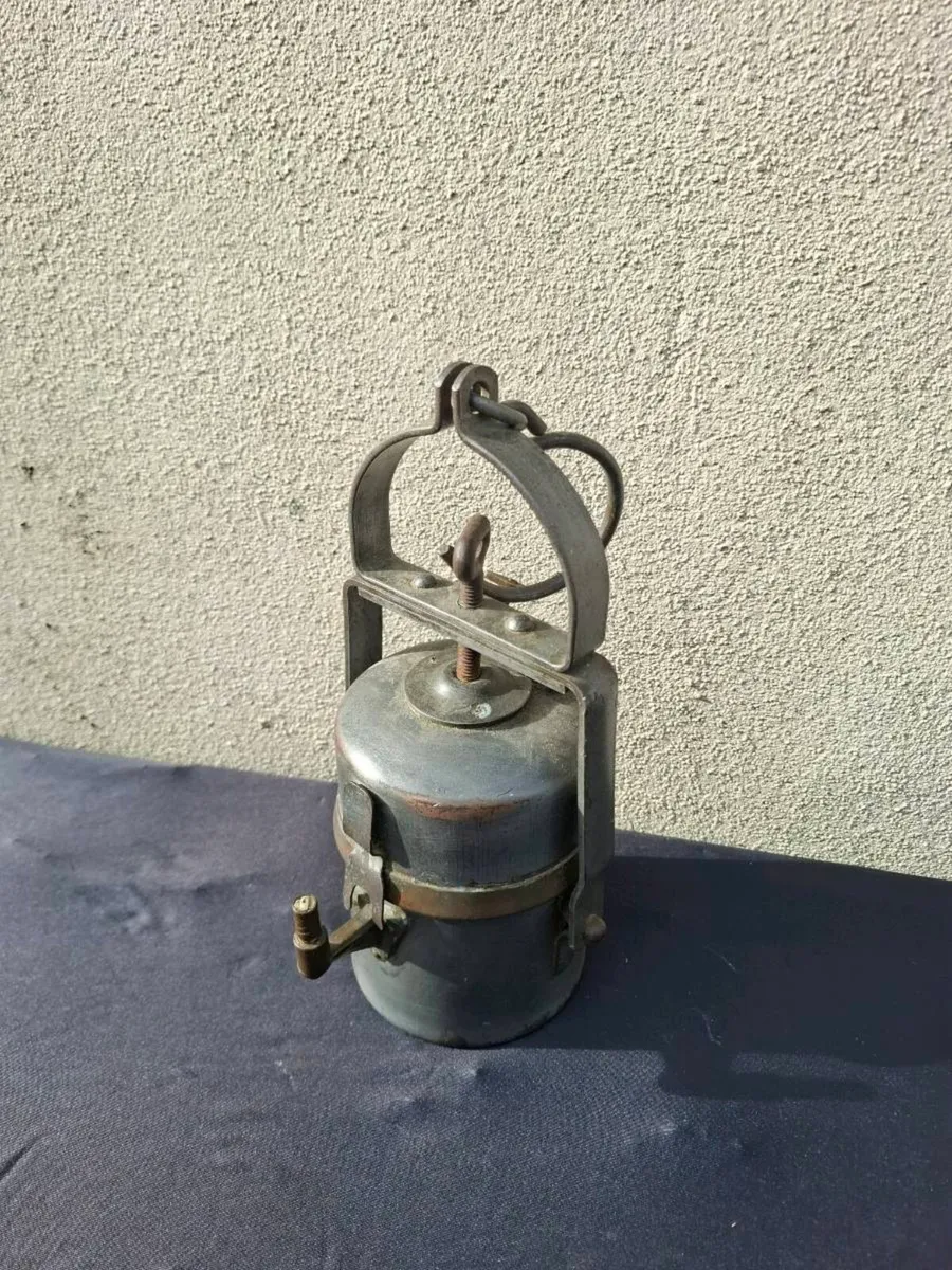 Antique mine lamp postage possible - Image 2