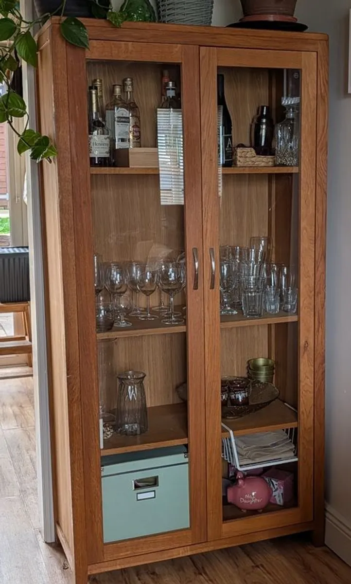 Solid Oak Cabinet - Image 1
