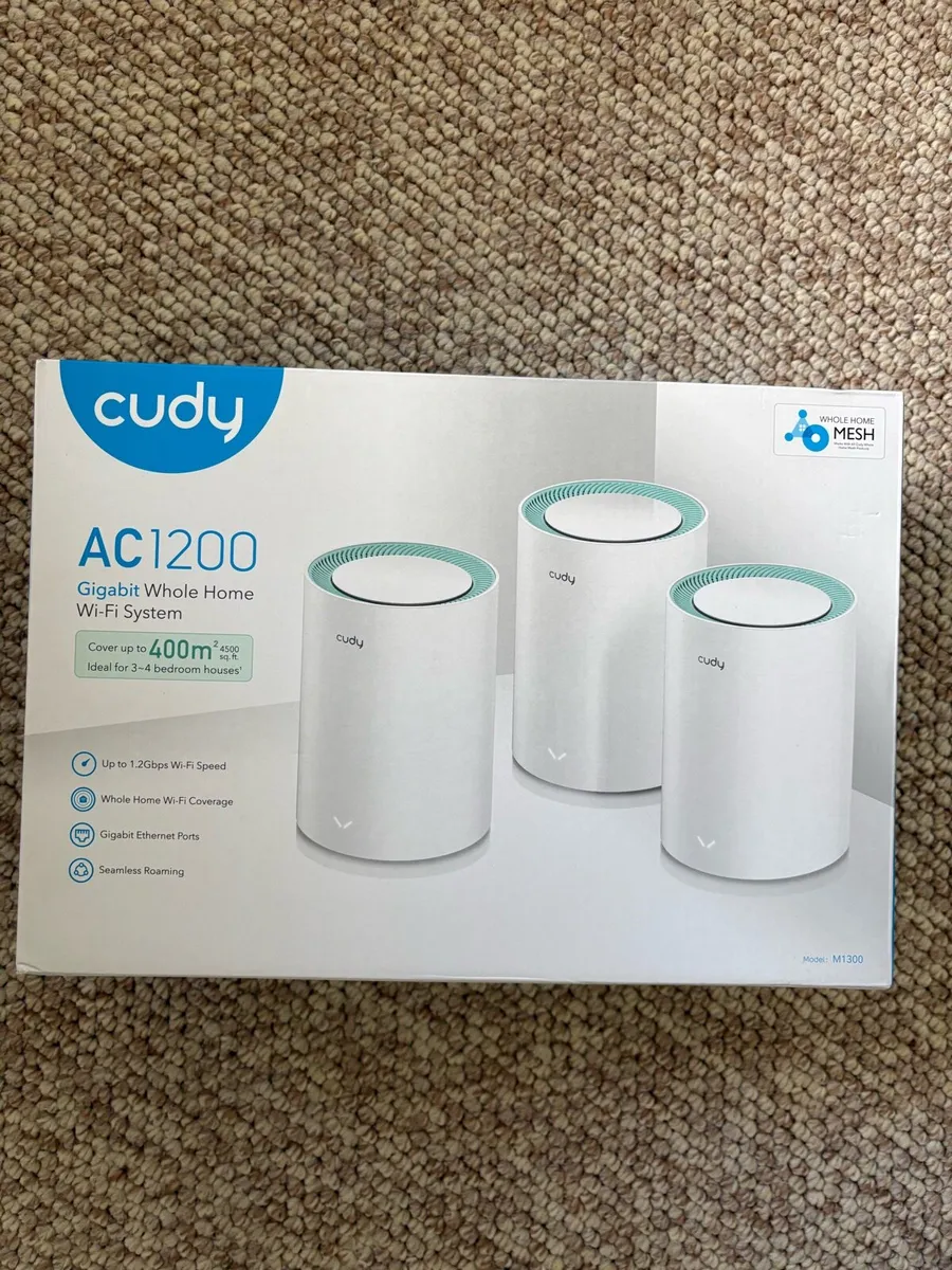 Cudy AC1200 Whole Home Mesh Wi-Fi – 3 Pack - Image 1