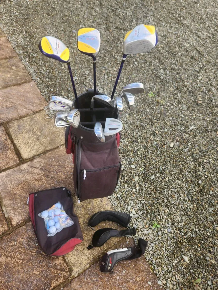 St Andrews SX 431 golf set reg flex & Cart bag - Image 3