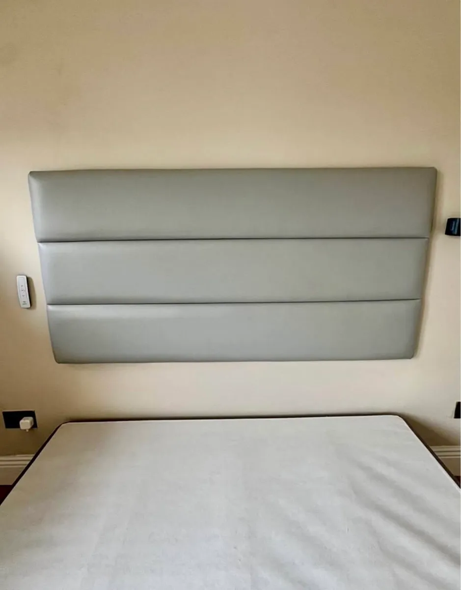 King size base, mattress and headboard - Image 4