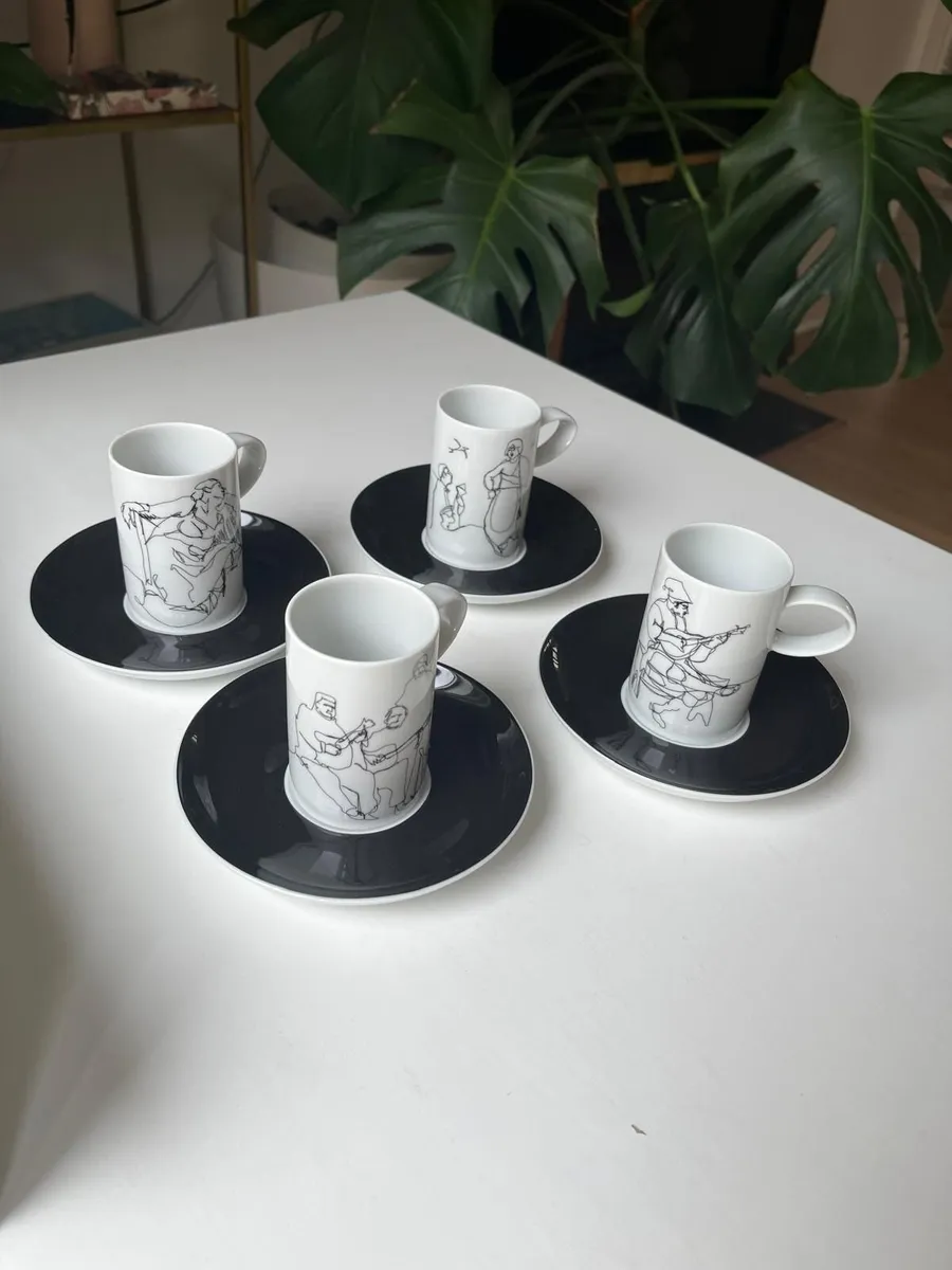 Vista Alegre Fado Espresso Set by Catarina Pestana - Image 2