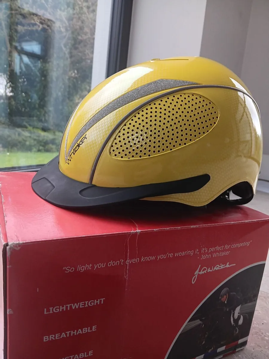 Horse riding helmet 52 to 56cm whitaker victory - Image 1