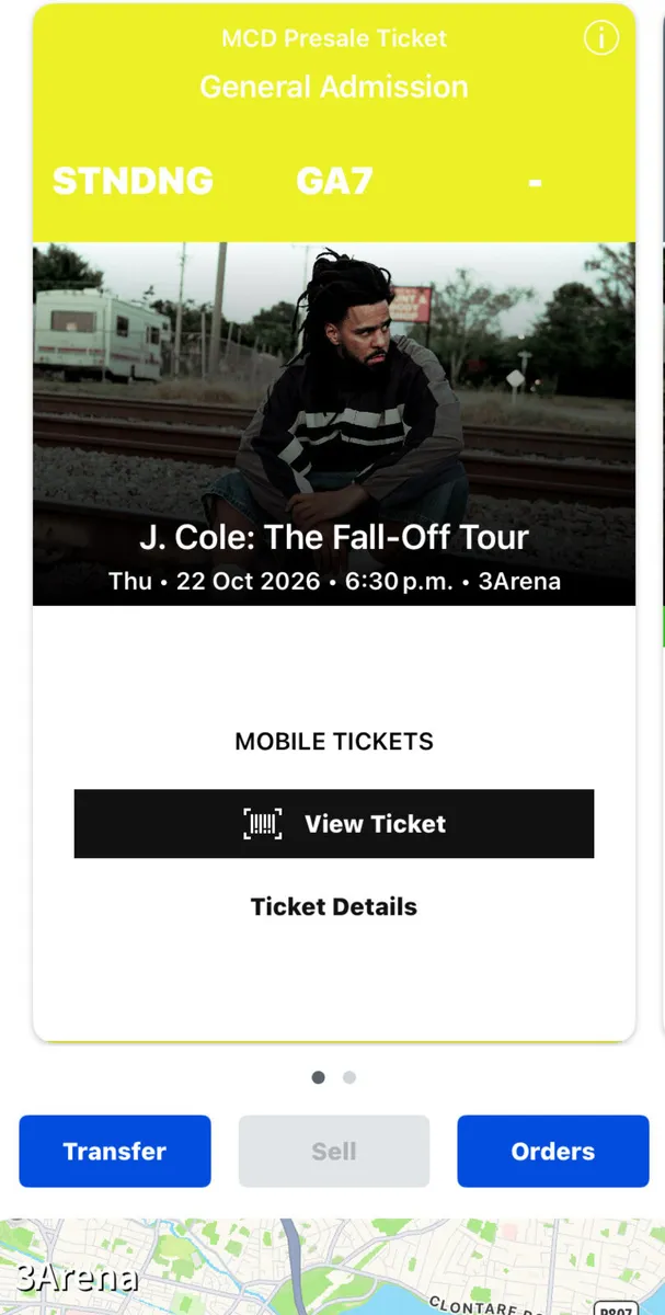 J. Cole 3-Arena General Admission