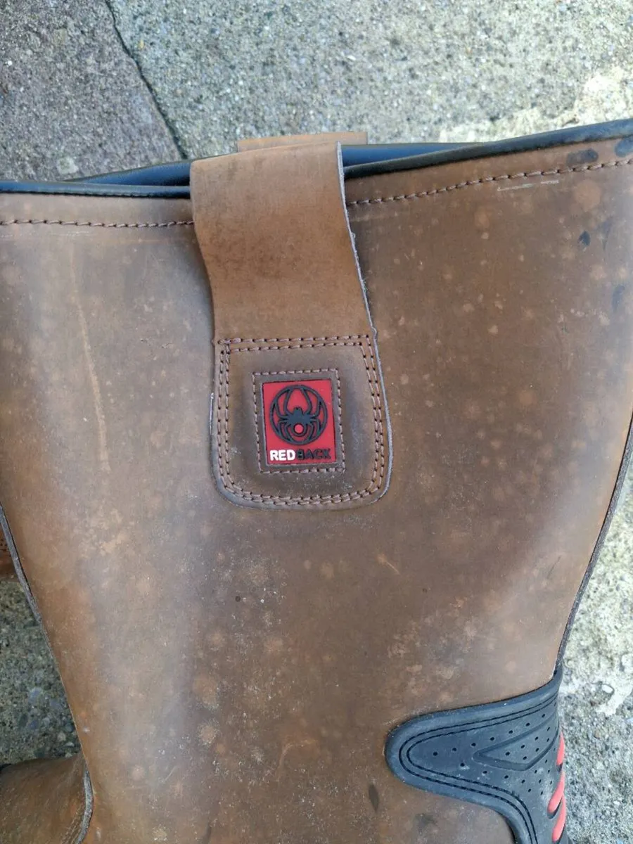 Fur lined rigger work boots - Image 2