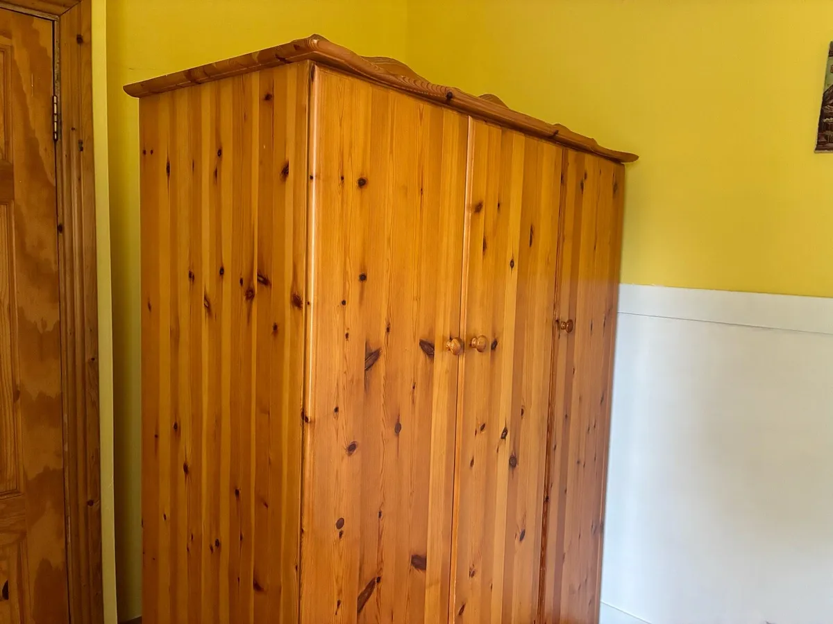 Solid wooden Wardrobe for sale - Image 2