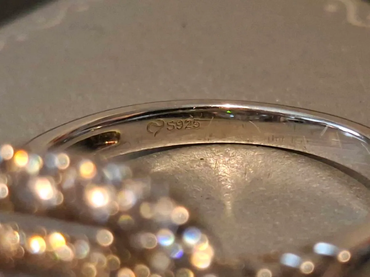 Nice 925 Sterling Silver Ladies Cocktail Ring - Image 2