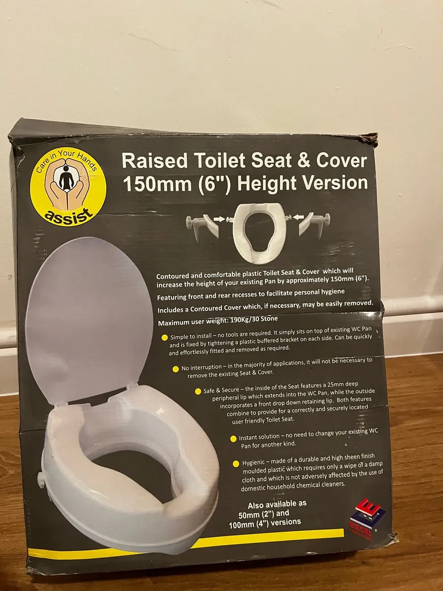 Raised toilet seat - Image 2