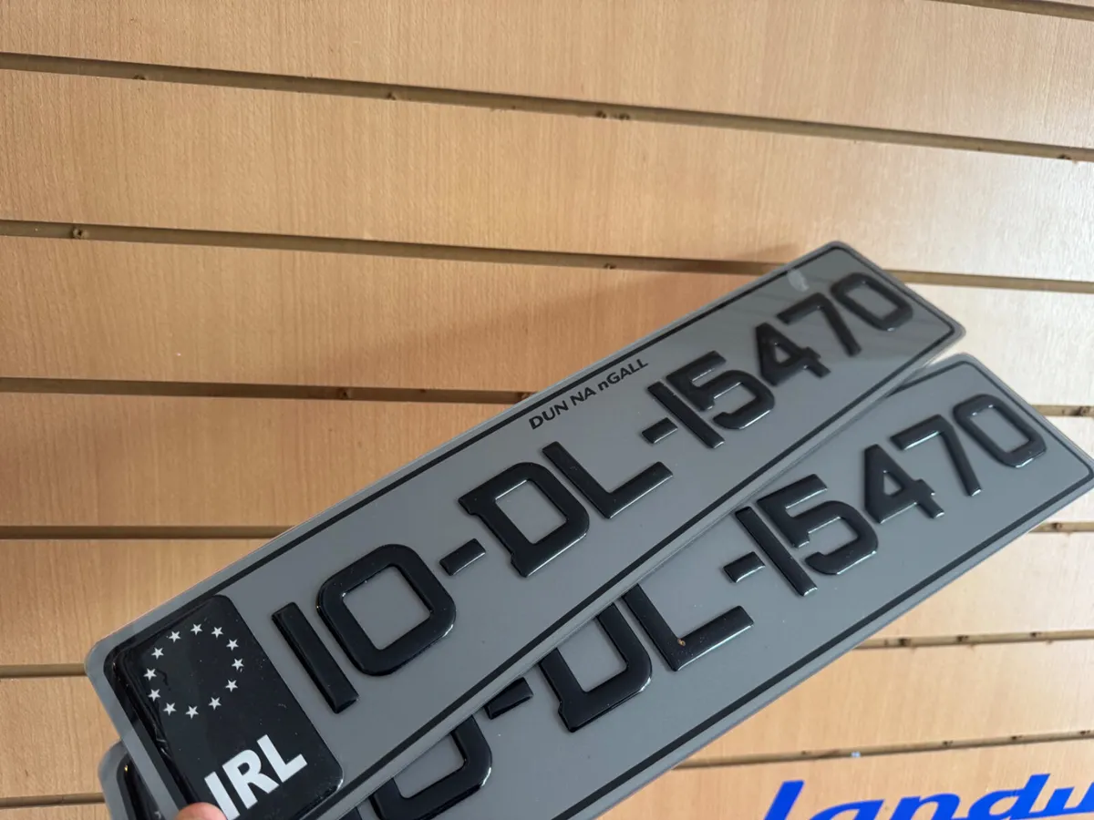 Gel number plates