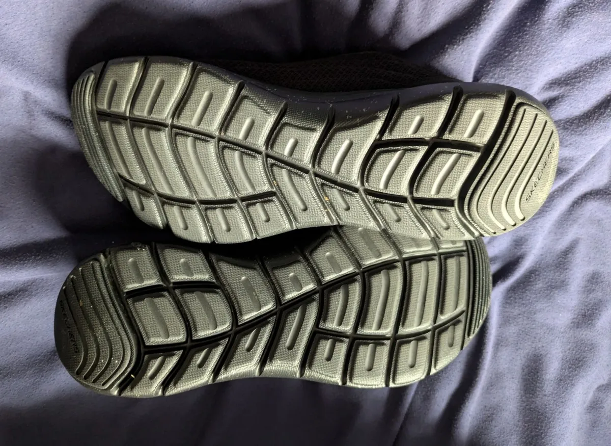 Waterproof Black Skechers Runners - Image 4