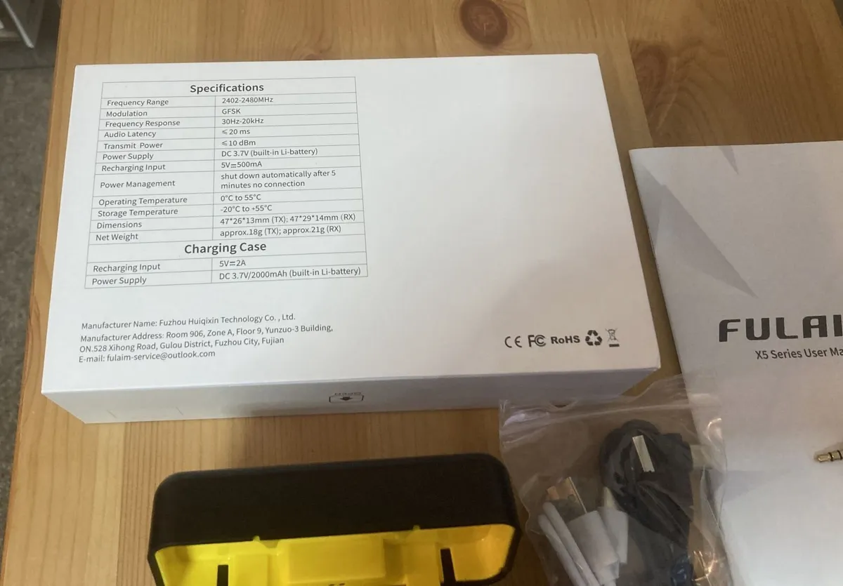 FULAIM X5M Wireless Lavalier Microphone - Image 2