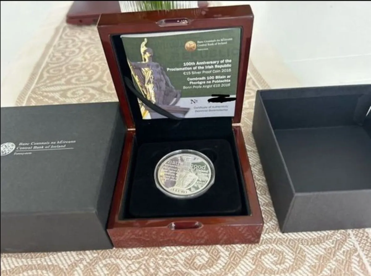 Ireland 2016 Silver Proof €15 100th Ann of Irish R - Image 3