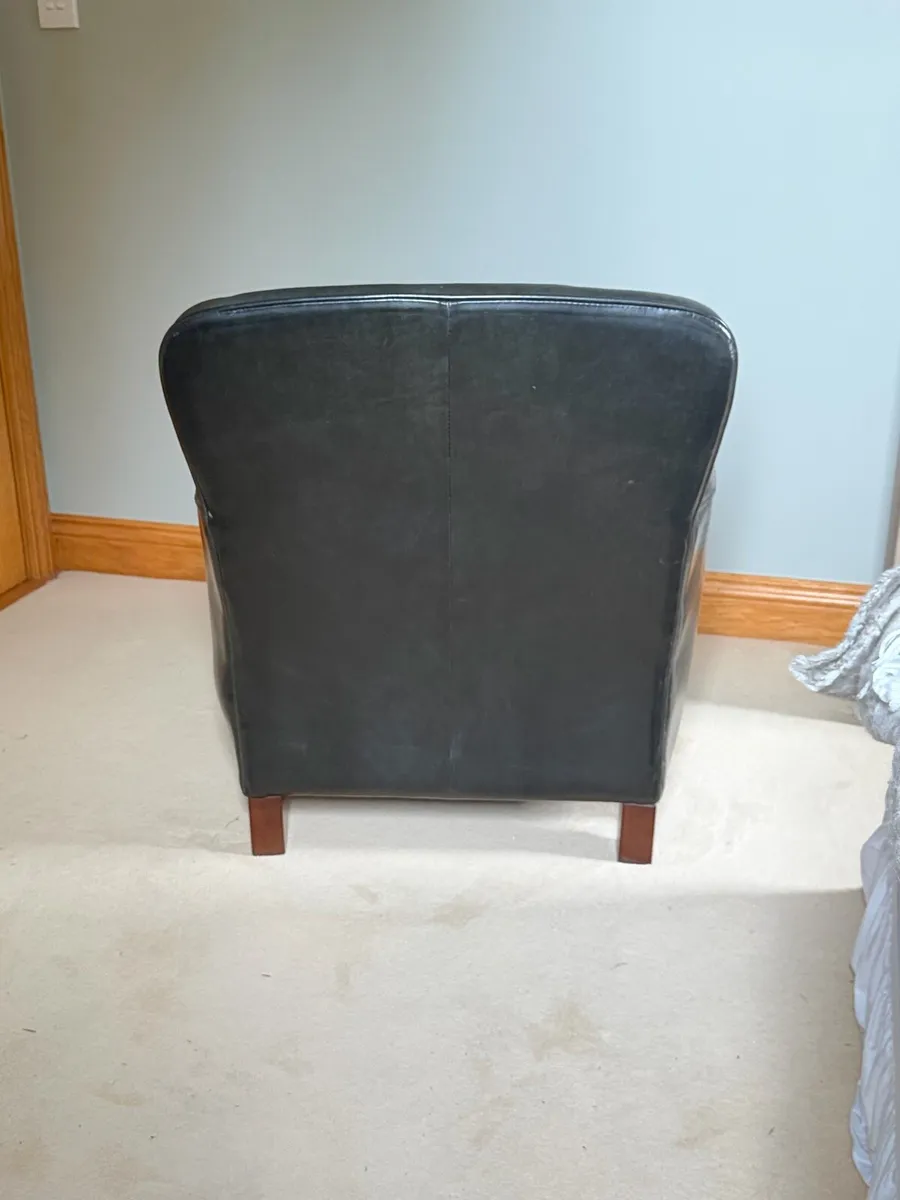 Full Leather Armchair - Image 4