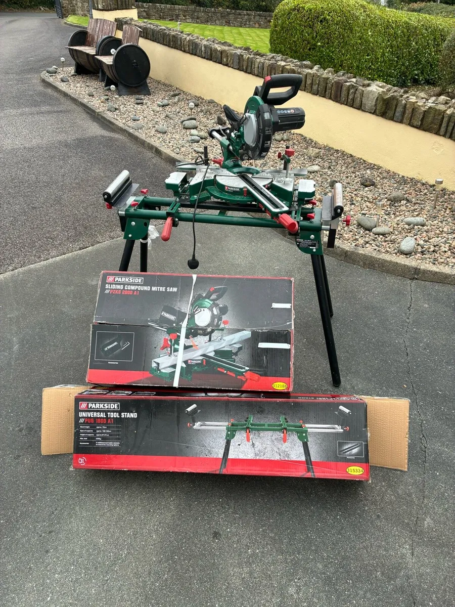 Workshop Tool Bundle - Table, Mitre and Bandsaws - Image 1