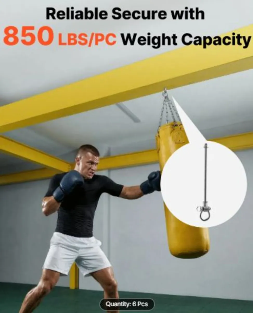 Swing Hangers,6 Pack Heavy Duty Swing Brackets,386 - Image 3