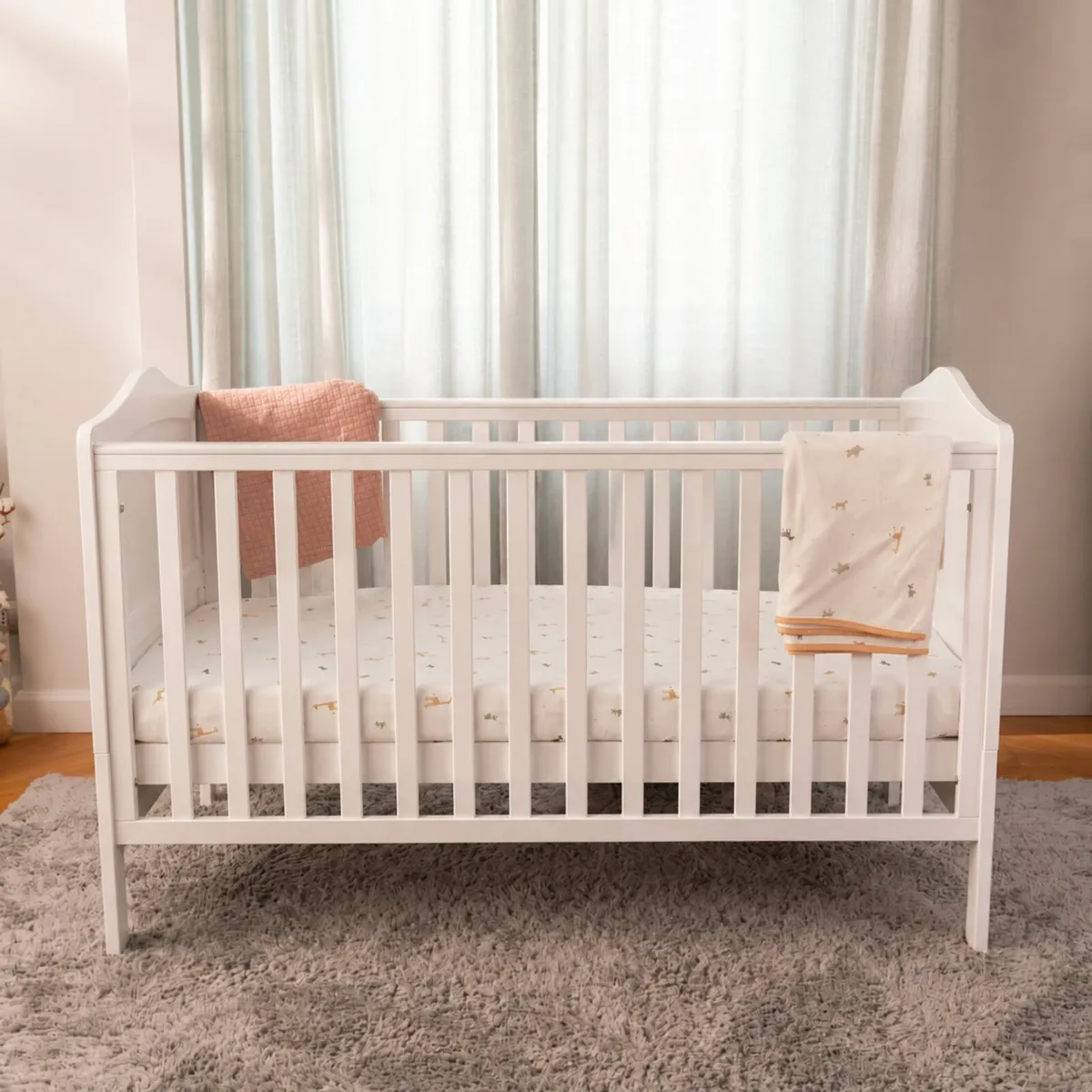 Cot Bed White - Baby and Toddler - Image 1