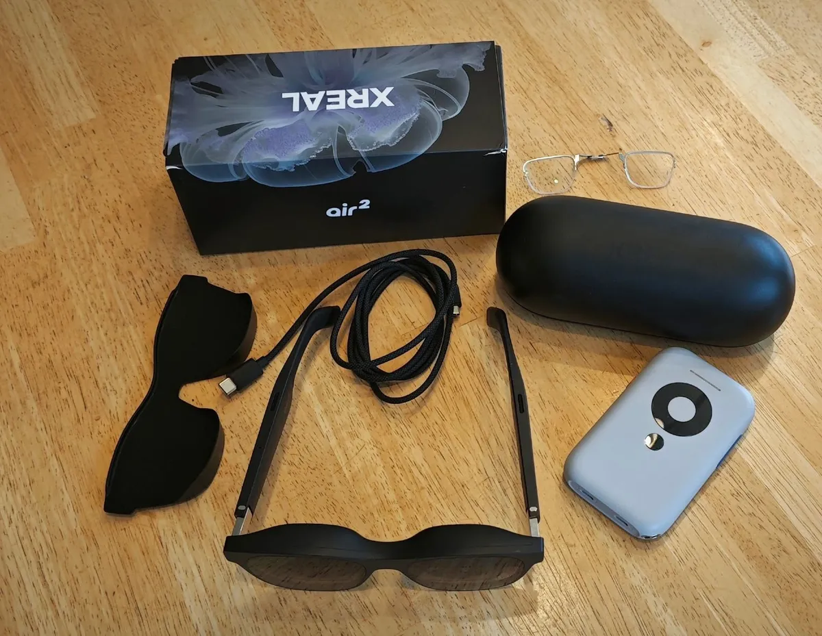 XREAL Air 2 AR Smart Glasses + XREAL Beam - Image 1