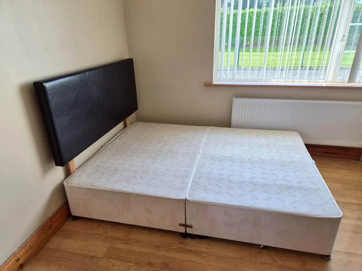 Double Headboard and Base