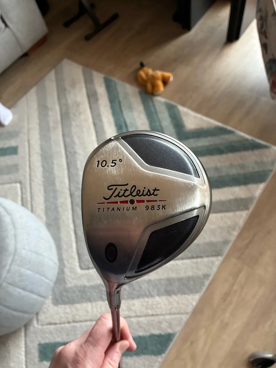 Left-Handed Golf Clubs and Mizuno Cart Bag - Image 2