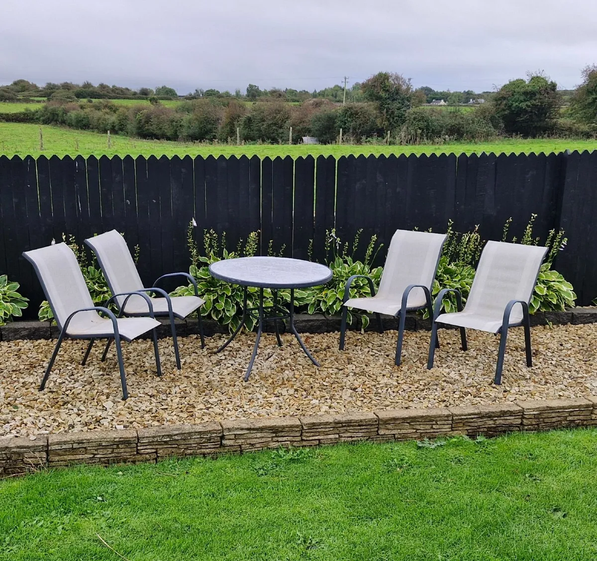 Garden Table with 4 Chairs