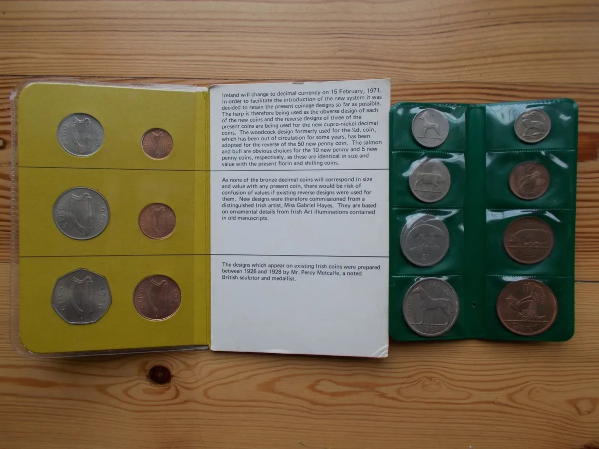 Coins of Ireland 1966 & 1971 - Image 3