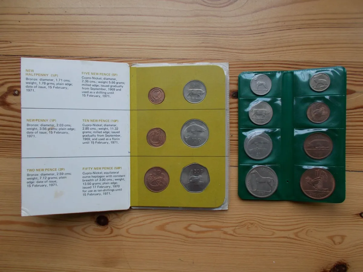 Coins of Ireland 1966 & 1971 - Image 2