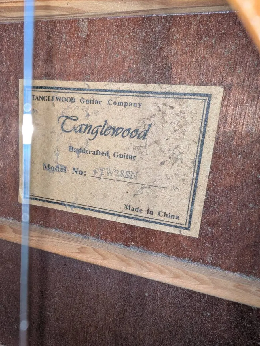Tanglewood TW28SN Acoustic Guitar - Image 3