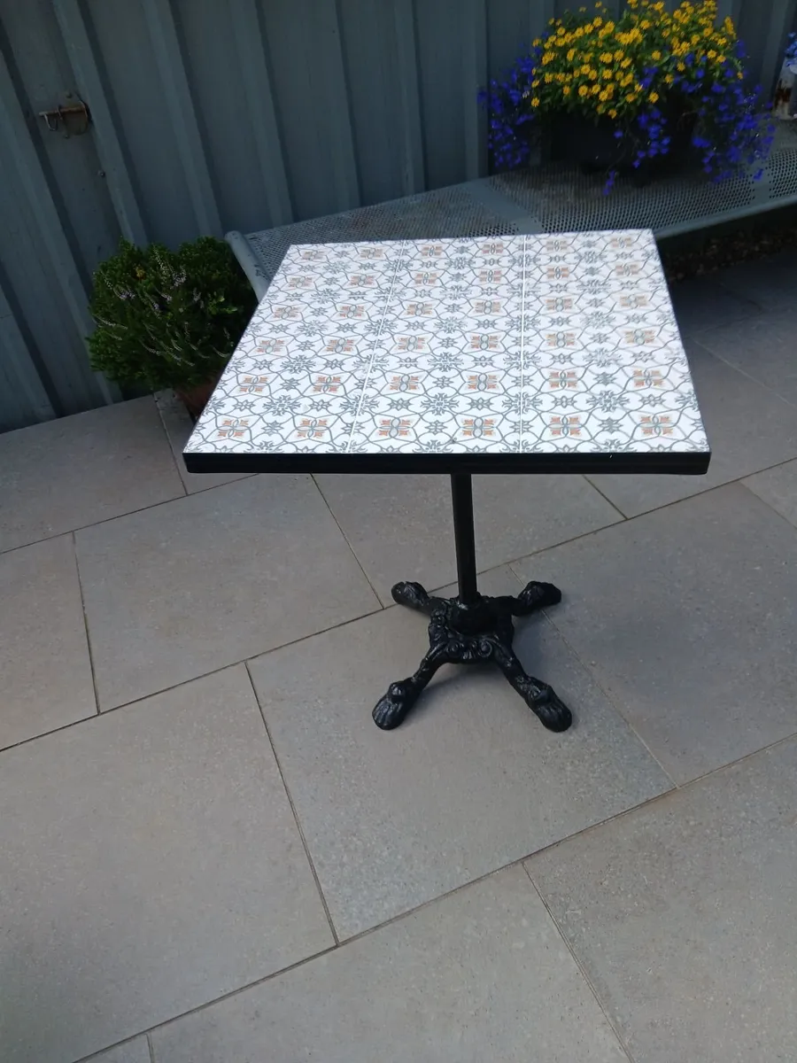 Beautiful  Cast iron base Table - Image 1