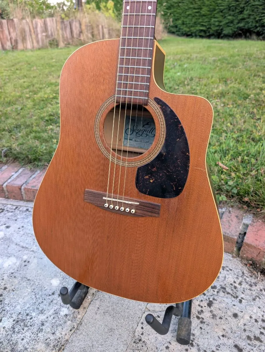 Seagull S6 Eletro-Acoustic Guitar + Hard Case - Image 2