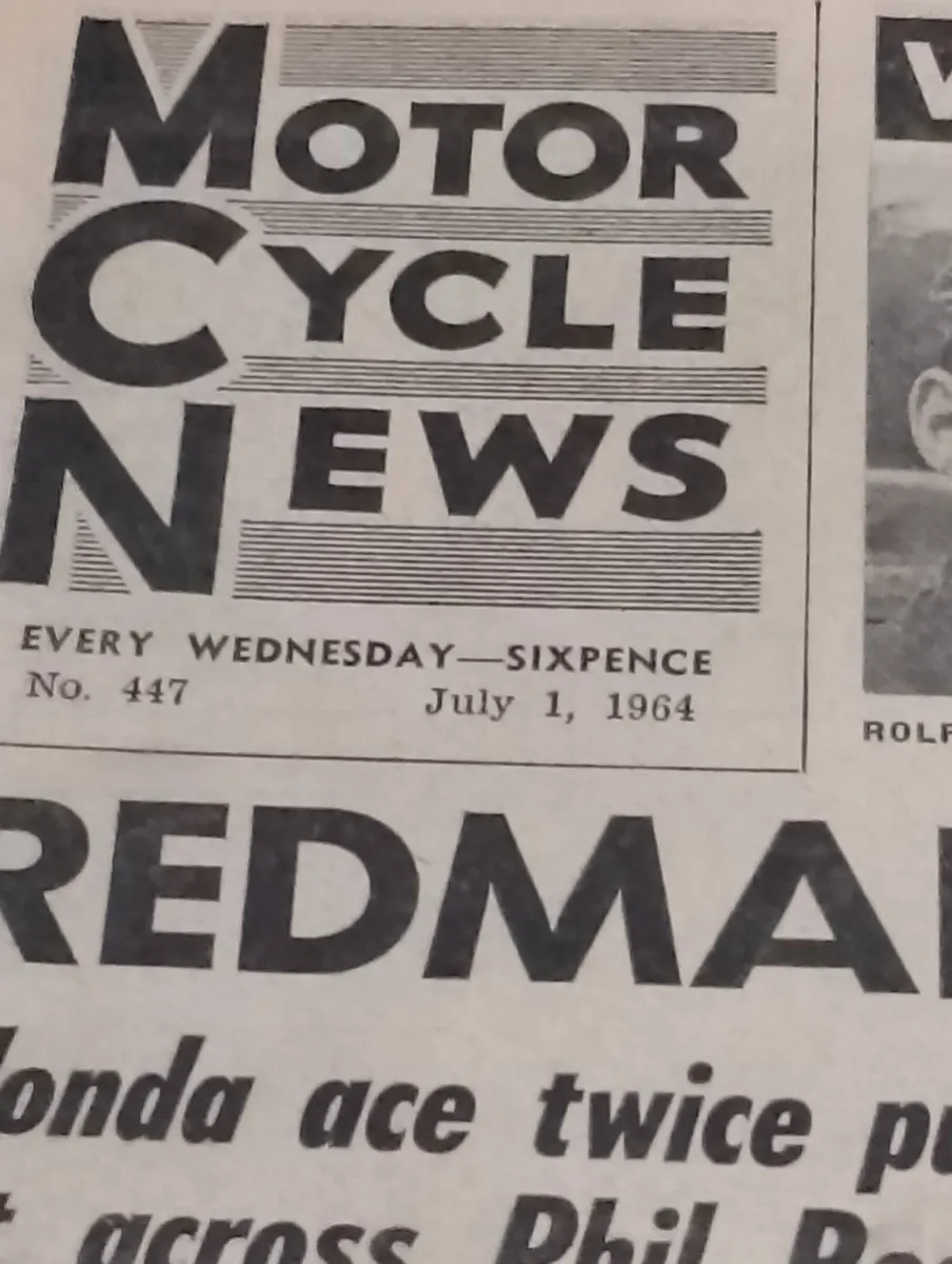 Vintage original motorcycle news 1963 1964 - Image 4