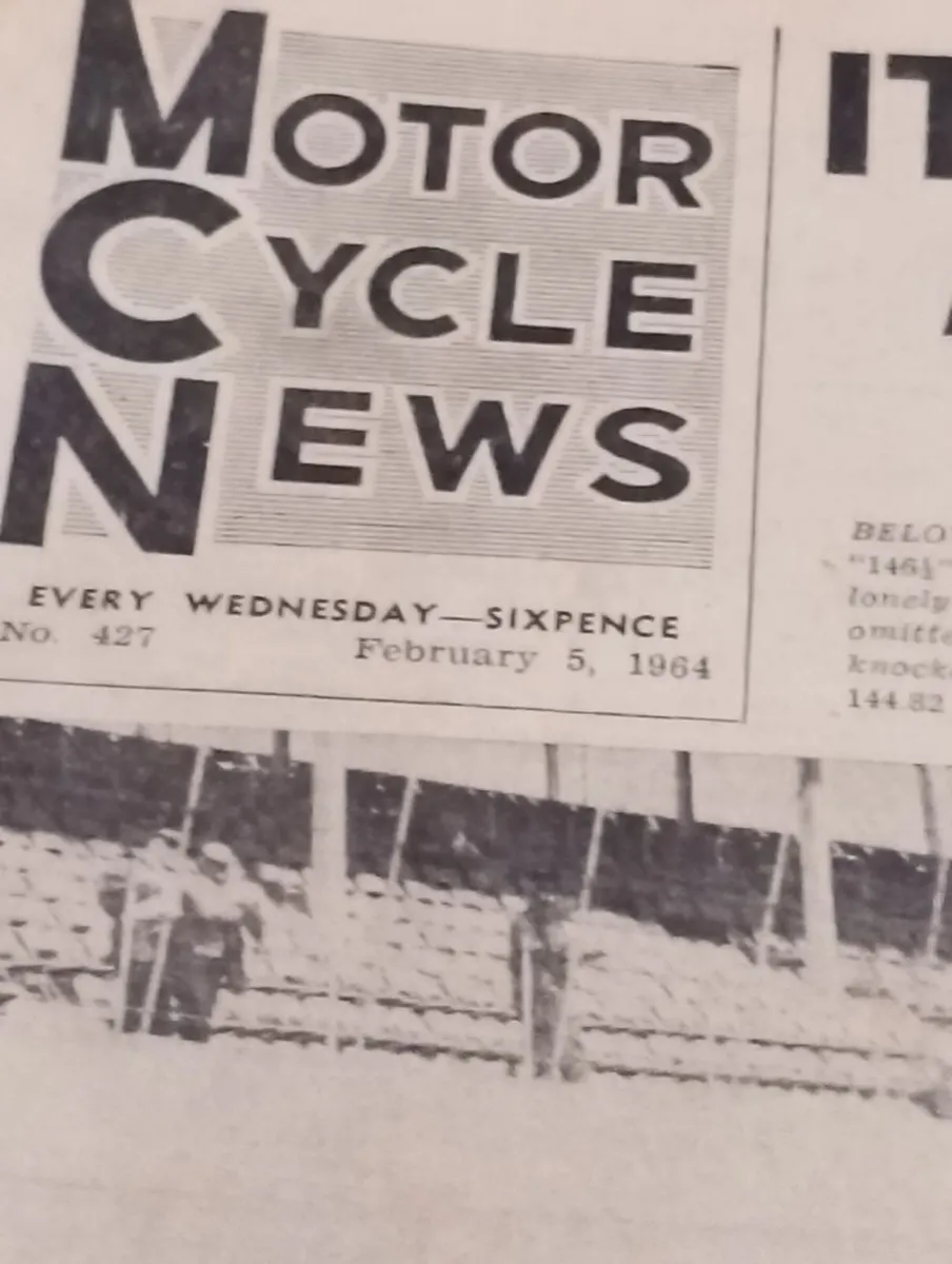 Vintage original motorcycle news 1963 1964 - Image 3