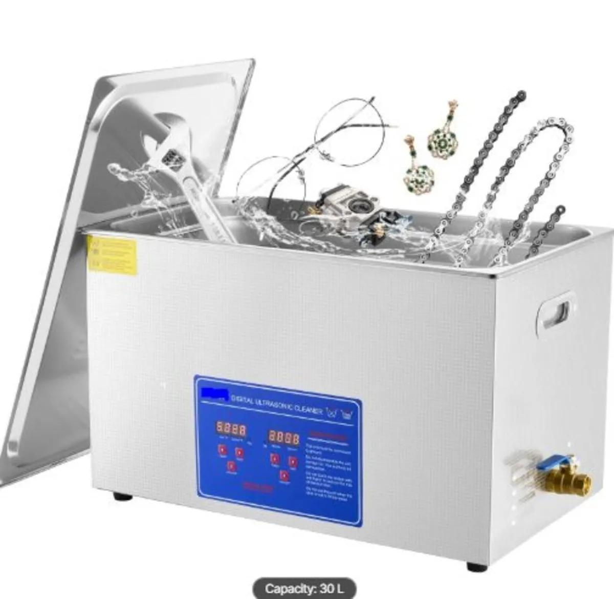 Professional Ultrasonic Cleaner, 30 L Ultrasonic - Image 1