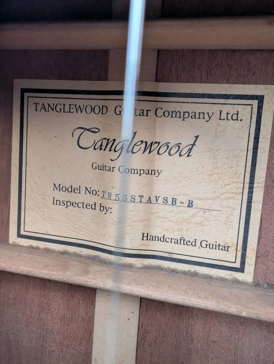 Tanglewood TW55 Electro Acoustic + Hard Case - Image 3
