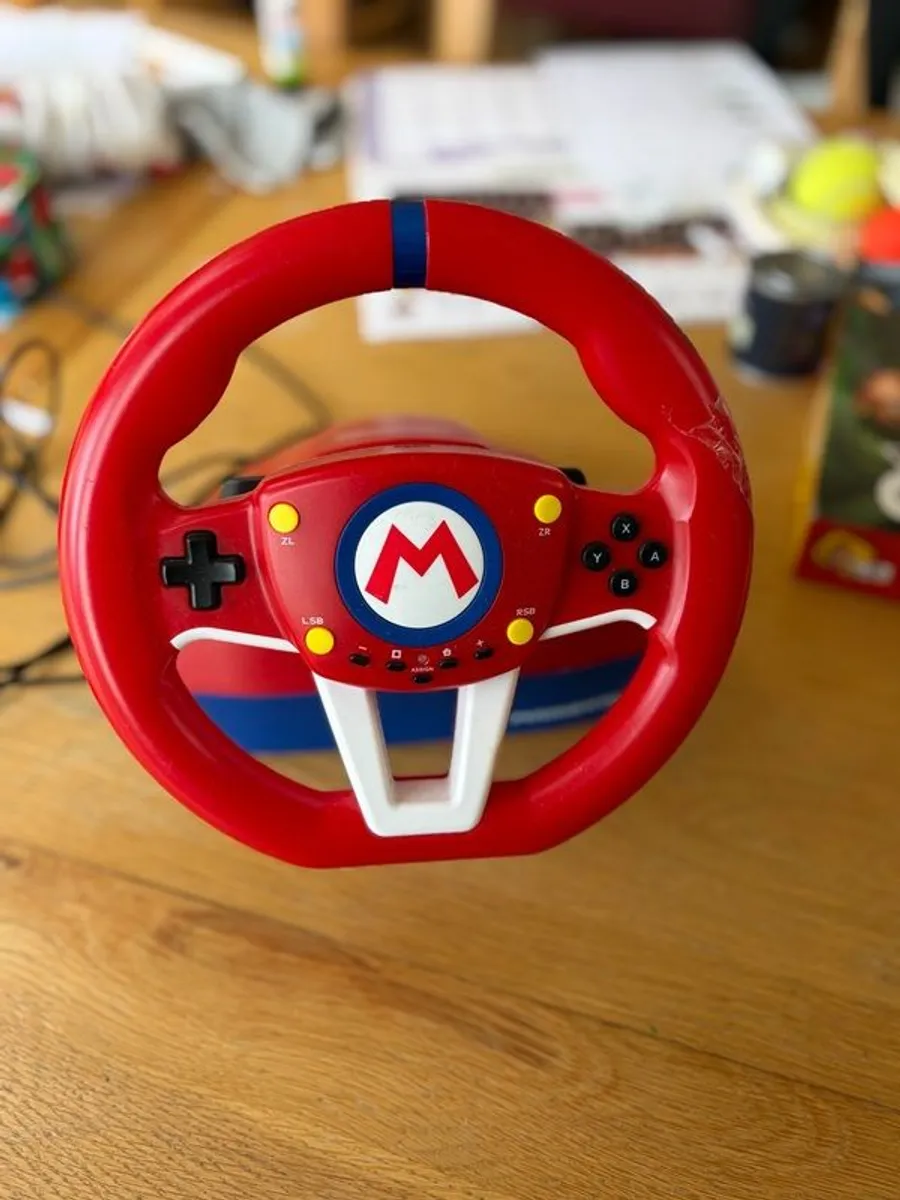 Mario Steering Wheel with pedals - Image 1