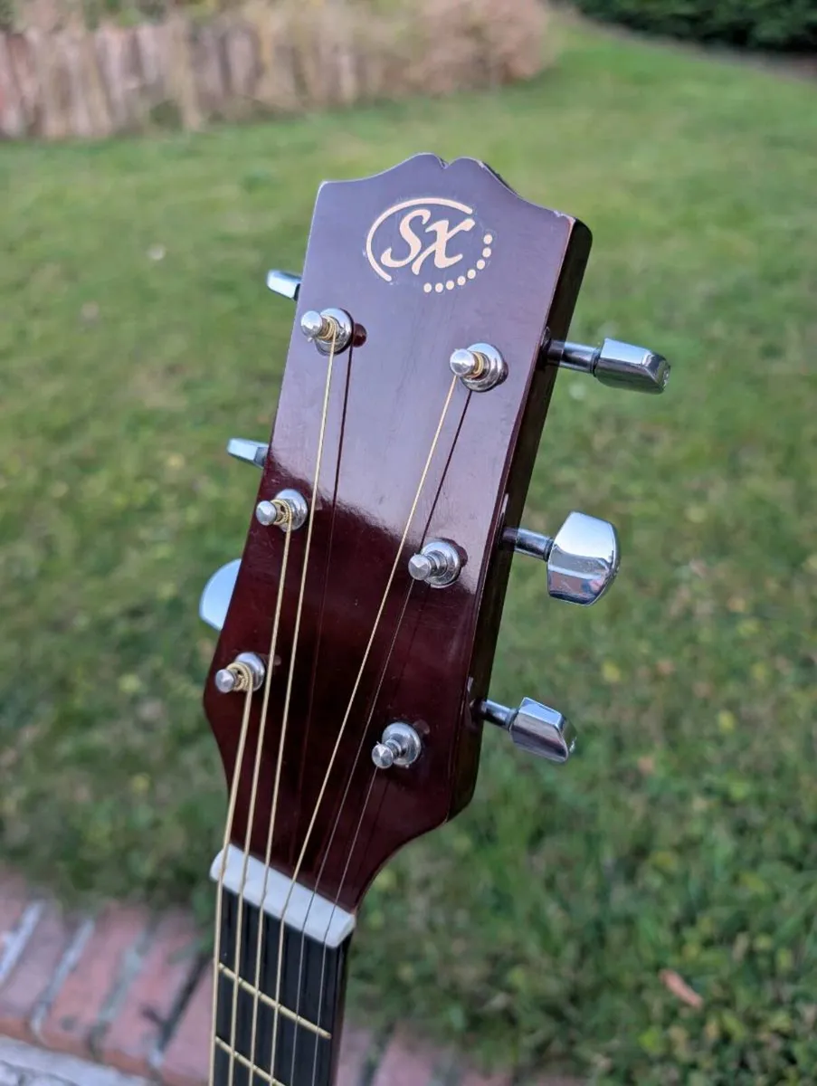 SX DG150 Acoustic Guitar - Image 4