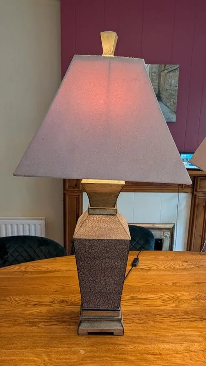 Designer Tuscan Table Lamps x 2 - Image 3