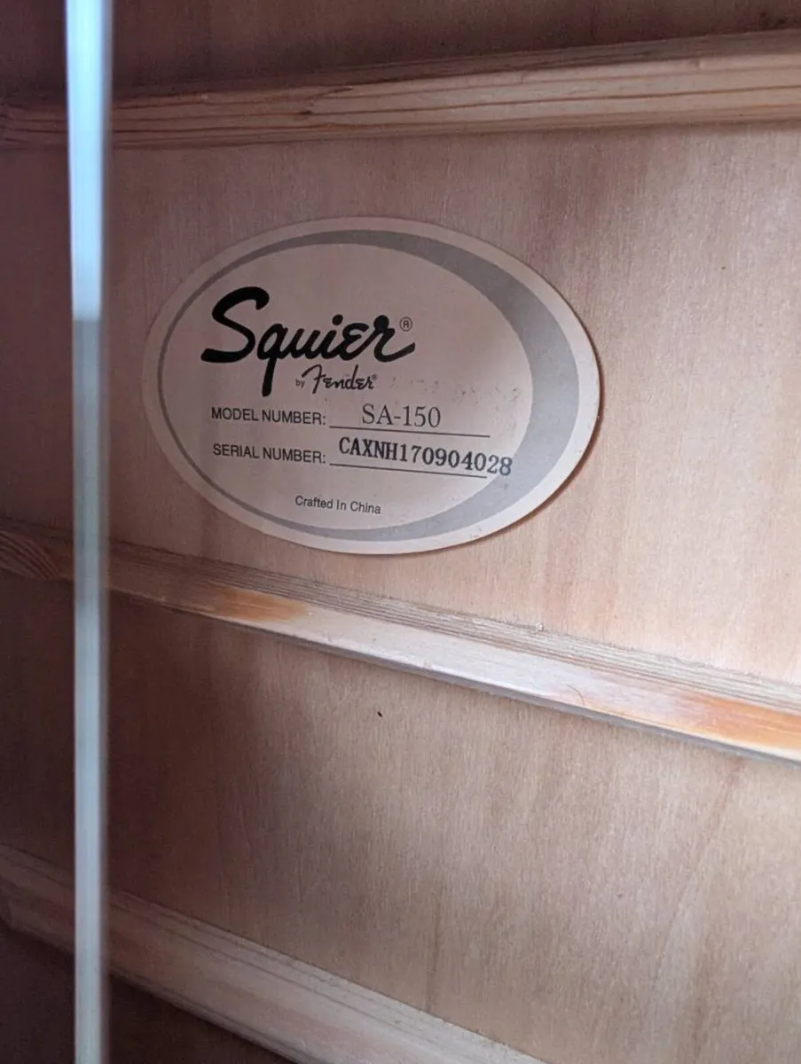 Fender Squire SA150 Acoustic Guitar - Image 3