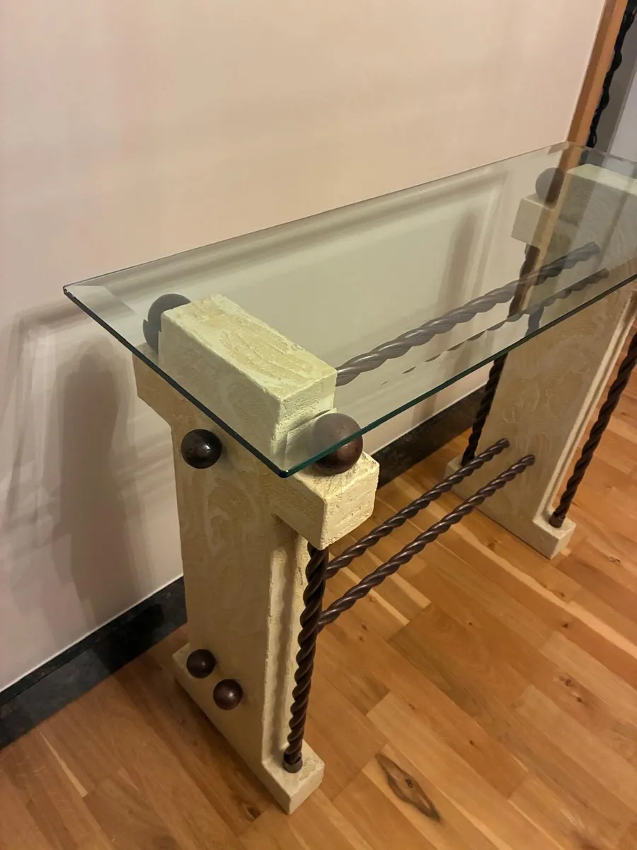 Console table and mirror - Image 1