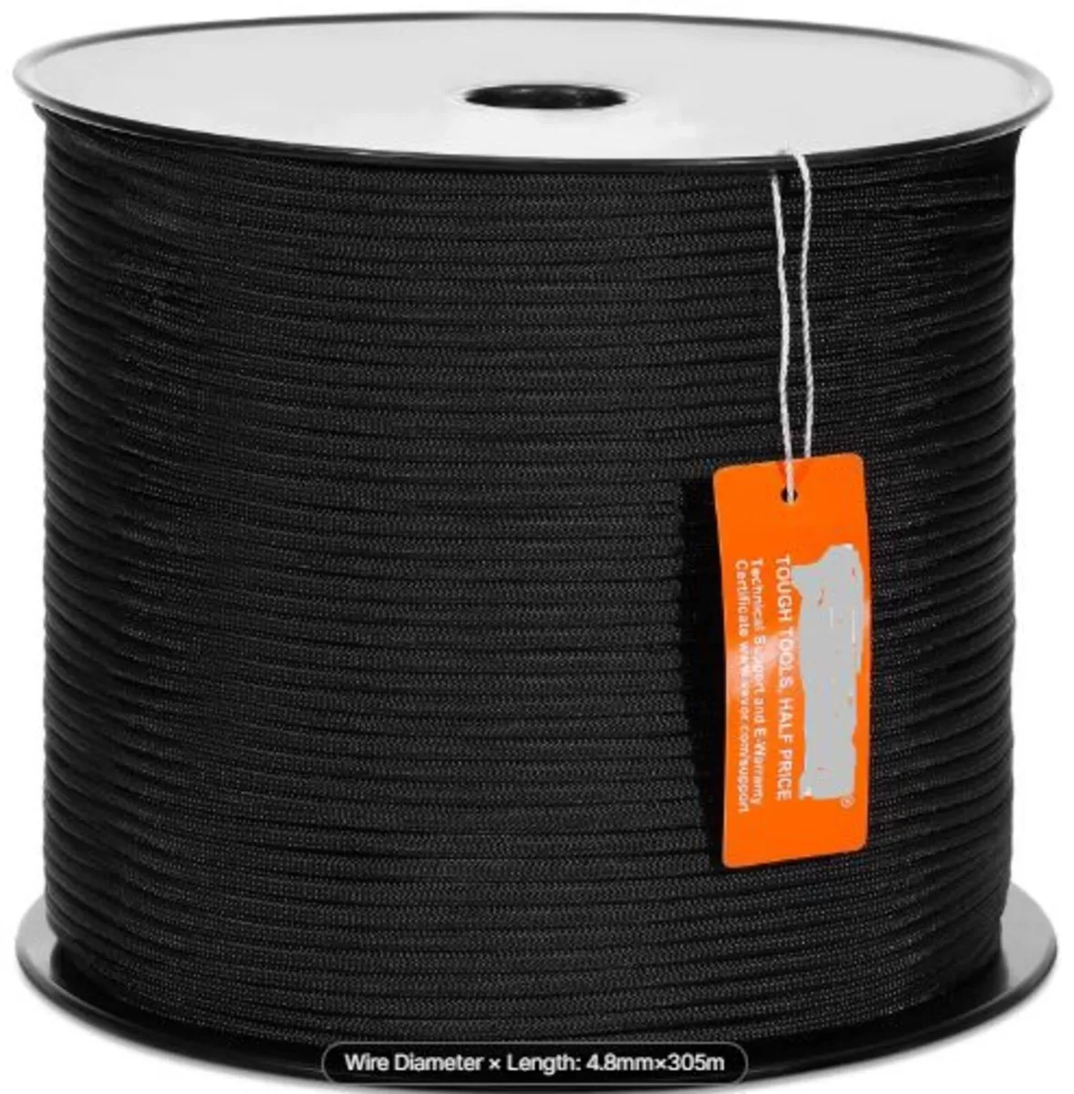 Braided Nylon Rope,0.48 cm(3/16 in)x 305 m(1000ft - Image 1