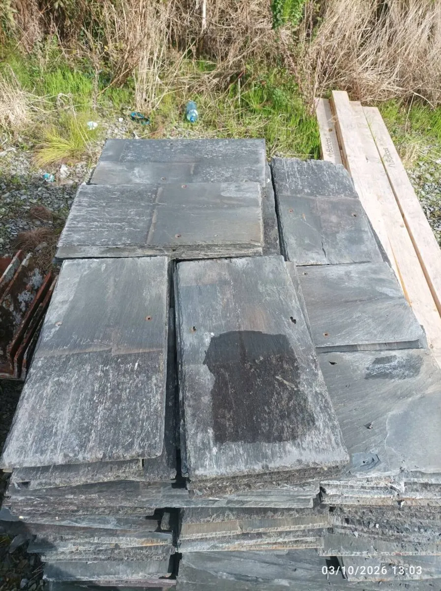 Reclaimed grey slates - Image 2