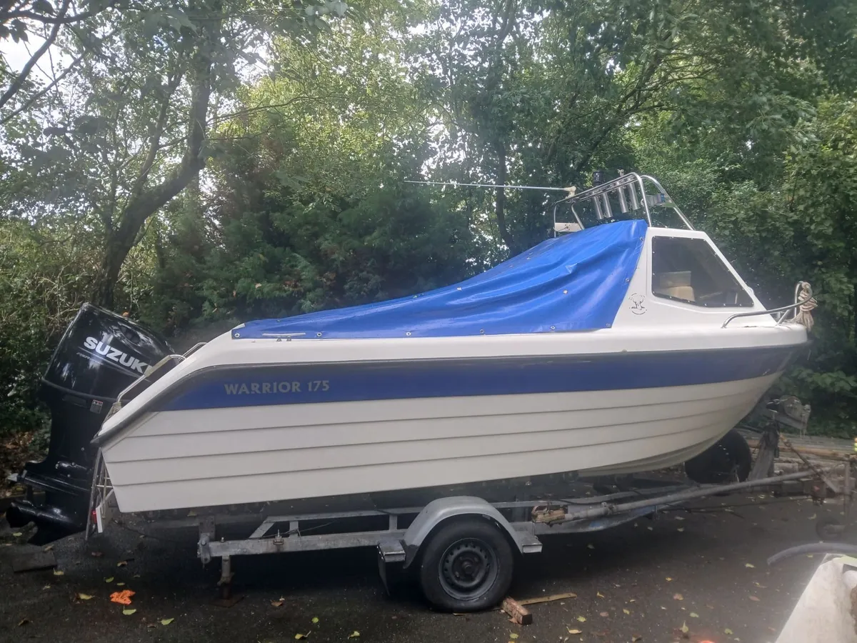 Warrior 175 boat and a Suzuki 115 hp motor - Image 1