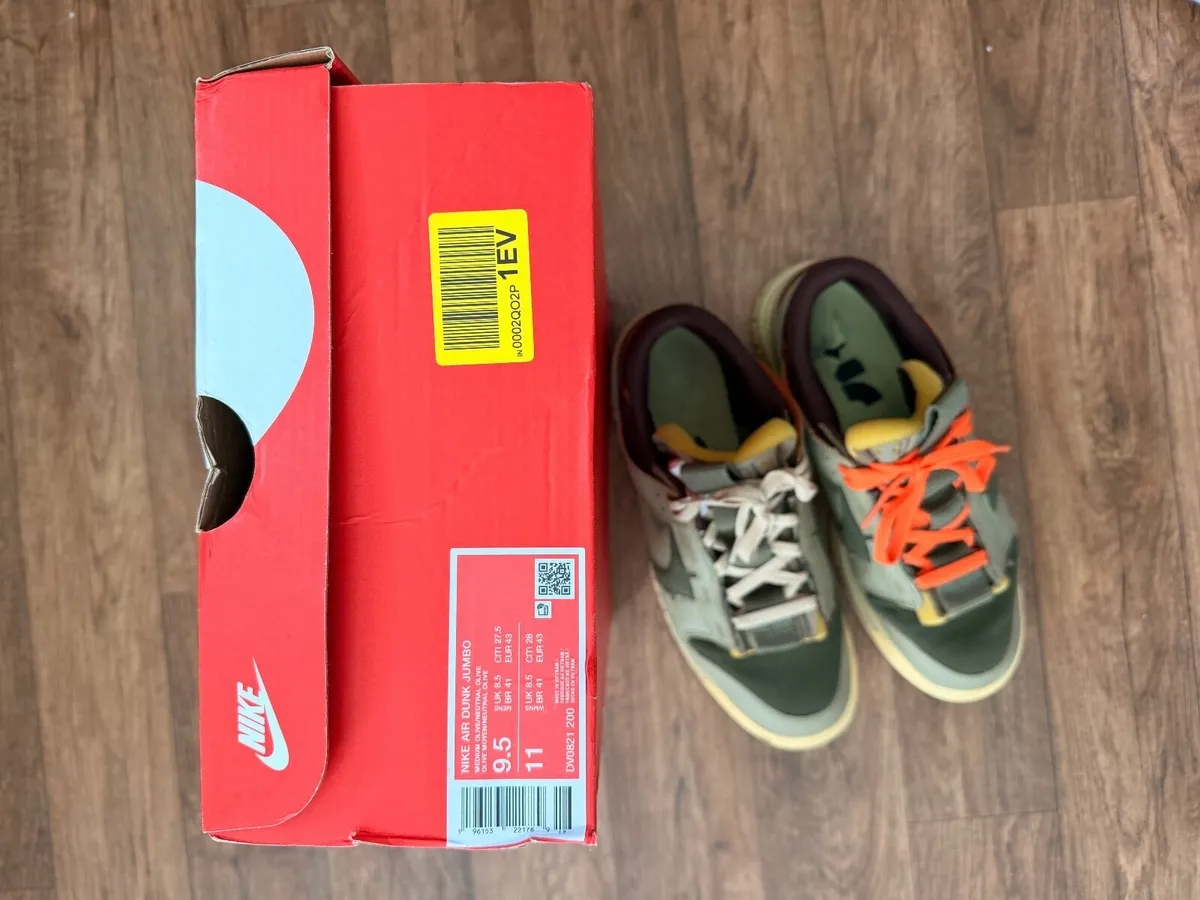 NIKE AIR DUNK JUMBO - Trainers - neutral olive/ear - Image 1
