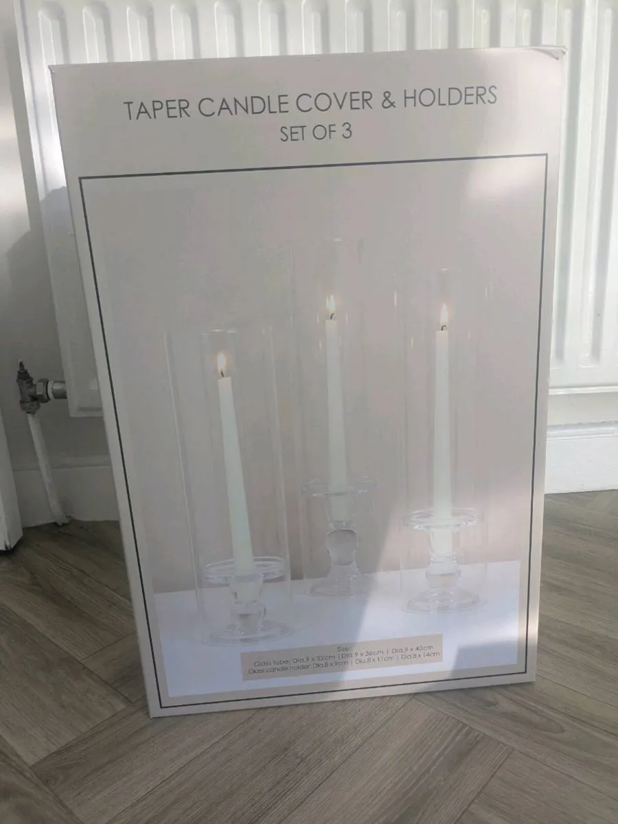 Wedding Hurricane Vases Candle Holders - Image 2