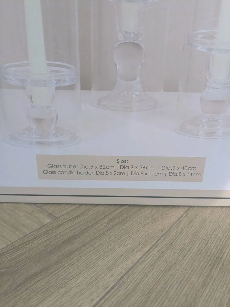 Wedding Hurricane Vases Candle Holders - Image 3