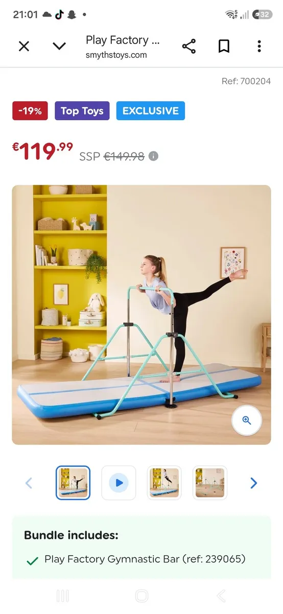 Gymanstic Bar & Mat