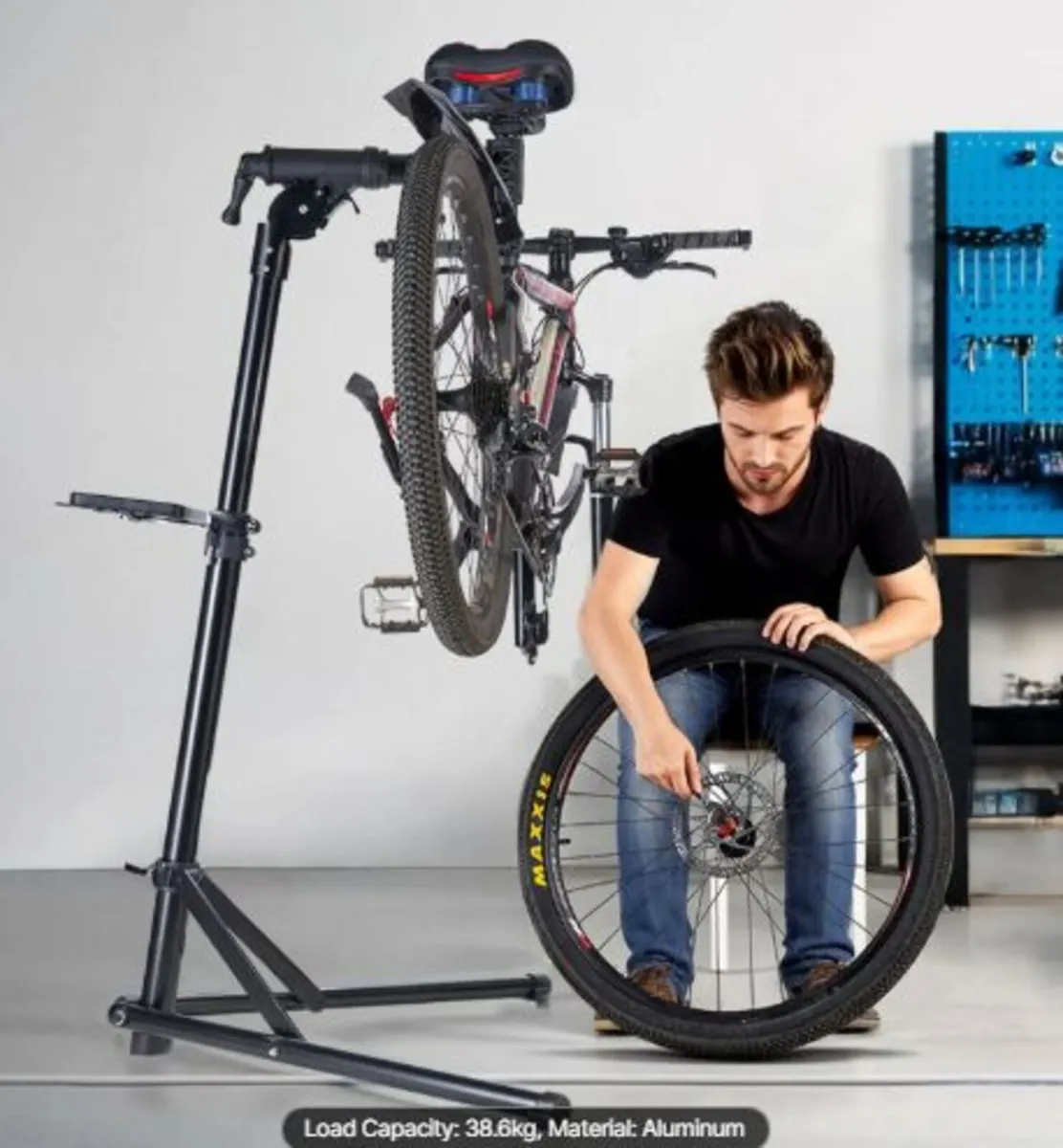 Bike Repair Stand, 85 lb Heavy-duty Bicycle Work - Image 3