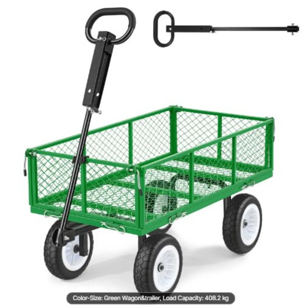 Garden Cart, 900 LBS, Heavy Duty Steel Yard - Image 1