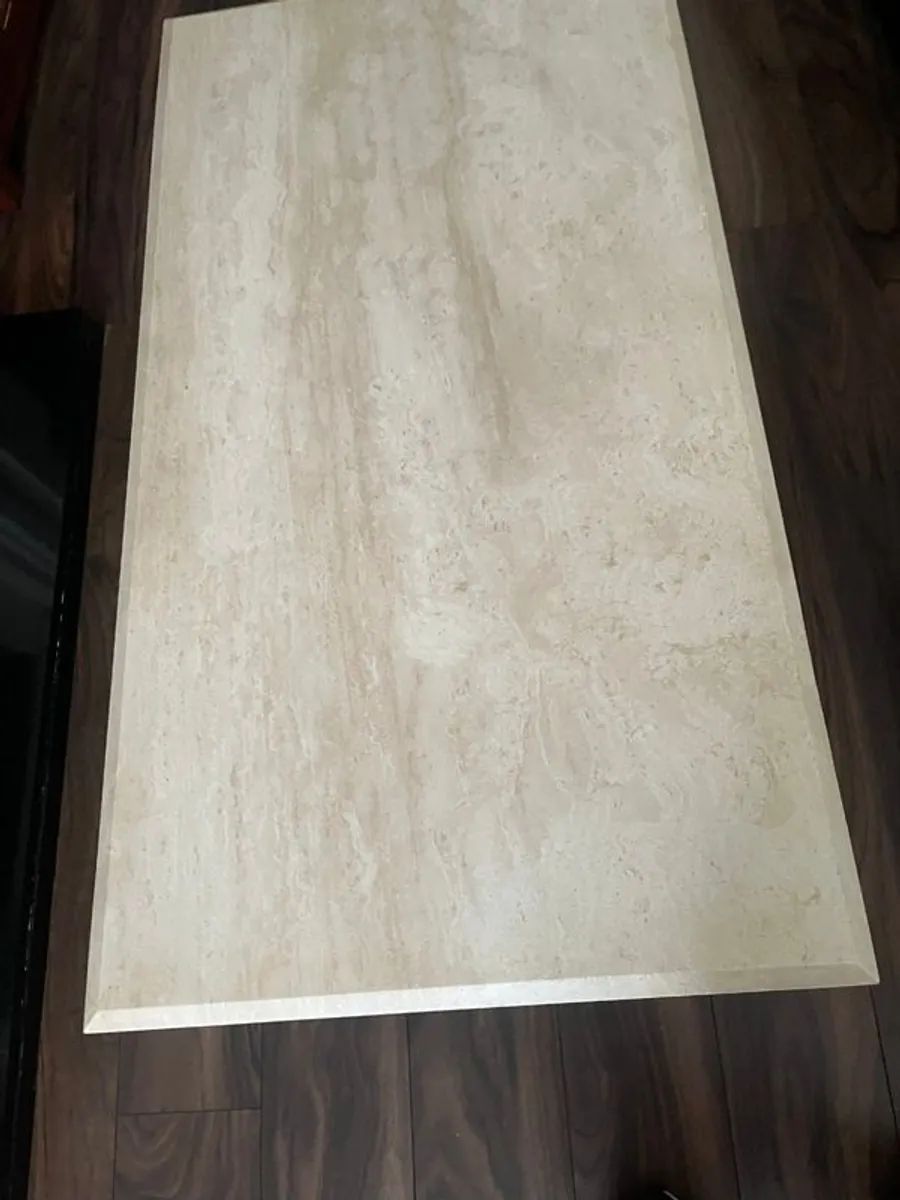 Travertine coffee table - Image 4