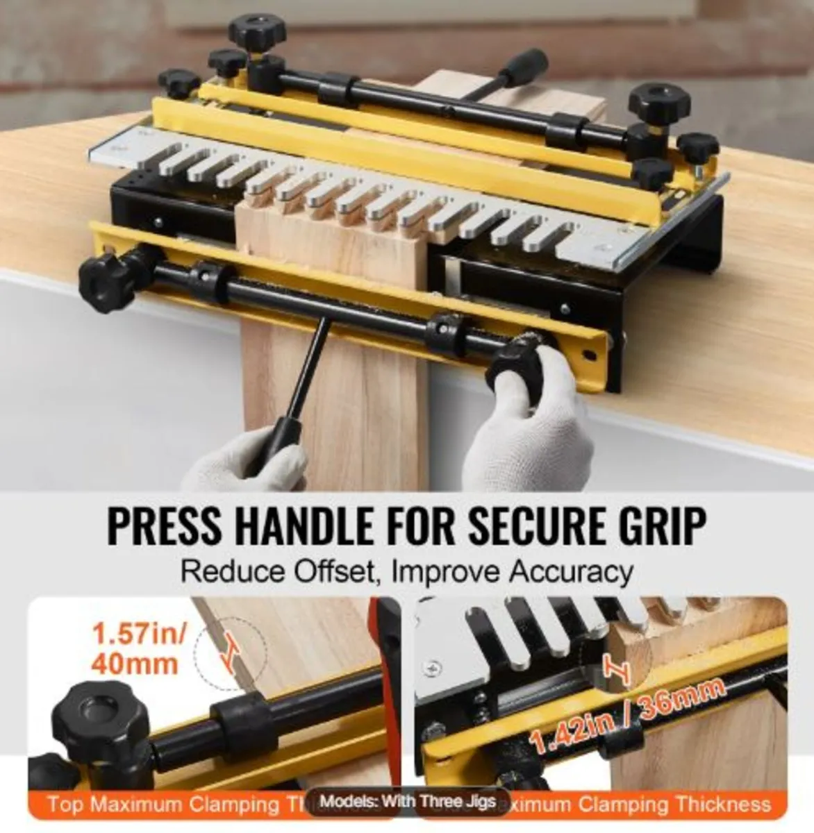 Dovetail Jig, 12 in Width,Dove Tailing Router Jigs - Image 3