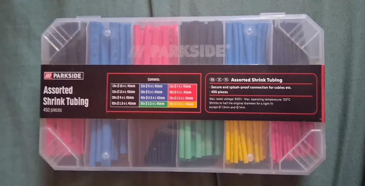 Parkside Assorted Shrink Tubing